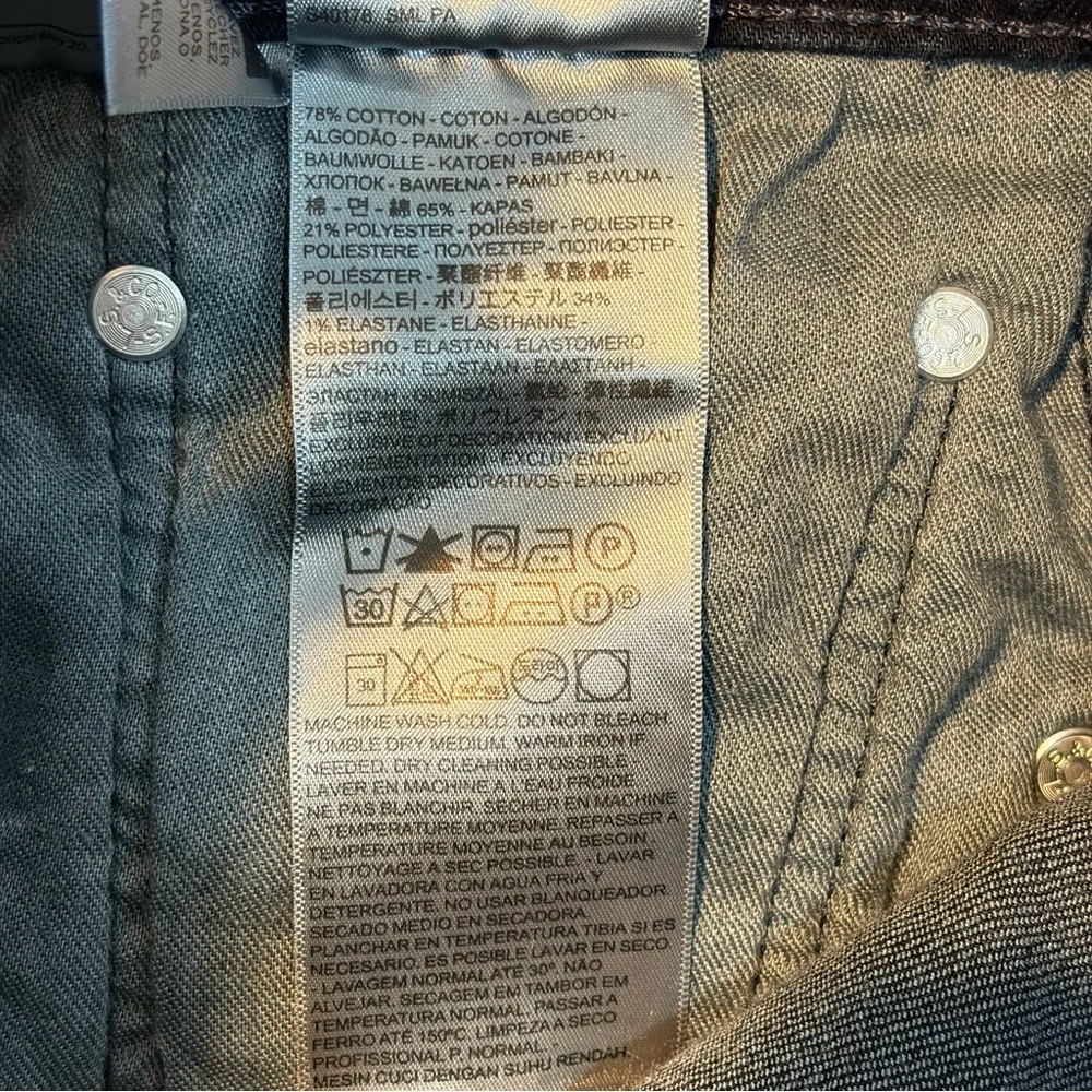 NWT Levi's 512 Slim Taper Stretch 31x30 Dark Jeans